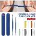 2Pcs Silicone Double-End Earpick Ear Wax Removal Tool Set - Black - Buy Online on GoSupps.com