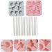 Zerodeko 1 Set Lollipop Mold Practical Baking Mold Chocolate Making Creative Candy Mold Cookie Baking Mold Candy Molds Silicone Molds Chocolate Mold Silica Gel Child Tool Square - Buy Online on GoSupps.com