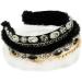 amangul Women Furry Plush Headband Prom Hair Hoop Crystal Chain Bandana - Buy Online on GoSupps.com