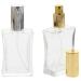 Kosmetex 100ml Square Glass Bottle Set | Tapered Design with Funnel & Perfume Atomizer - 2-Pack for International Shipping - Buy Online on GoSupps.com