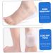 FRCOLOR U-Shaped Heel Pad Gel Inserts - Height Boosting Insoles for Men & Women - Transparent Heel Grips & Cups - 9.8x5.5CM Damping Half Pads for Comfort - Buy Online on GoSupps.com