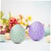 STOBOK Easter Egg Mold Silicone Molds Easter Soap Diy Supply Candle Mold Decorations Vertical Stripes White 7x6.5cm - Buy Online on GoSupps.com