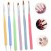 Beatifufu 1 Set Nail Pen Nail Brush Beauty Manicure Pen Brushes Manicure Art Brushes Nail Art Drawing Pen Nail Supplies Kit Nail Art Liner Brush Nail Painting Brushes Nail Kits Lotus Wood - Buy Online on GoSupps.com