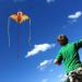 Dragon Kite for Kids and Adults - Easy-to-Fly Delta Beach Kite with 300ft String - Fiery Colors - Buy Online on GoSupps.com