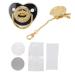 Schnuller Clip Set for Newborns | Pollutant-Free Bling Pacifier | Exquisite Souvenir for 6-18 Months | Perfect for Photo Moments (Black M) - Buy Online on GoSupps.com
