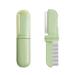 MS!MAKE SURE Cat/Dog Comb, 2-in-1 Self Cleaning Pet Brush for Shedding, Slicker Grooming Brush, Flea Comb for Indoor Cats & Small Pet - Olive Green