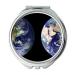 Mirror earth makeup mirror Earth Planet Front Side Back Continents Globe makeup mirrors pocket mirror portable mirror