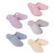 5 pairs of guest shoes set disposable universal size slippers high quality anti -slip hotels lip coral fleece hotel bath lip for party guest slipper (a: 5 pairs mix) 40/41 eu a 5 pairs mix