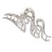 iFiner Metal & Pearl Hair Claw Clips - Set of 2 | Gold & Silver | Large Non-Slip Barrette for Women & Girls | Stylish Hair Accessories - Buy Online on GoSupps.com