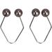 Facial Dimple Maker 2 Pair Dimple Trainer Balls for Face Cheeks Create a Beautiful Smile Develop Dimples (Black) - Buy Online on GoSupps.com