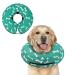 Supet Halskrause Dog inflatable freak for dogs and cats Alternative after the operation adjustable comfortable protective collar for pet (green bones XL) XL (neck circumference: 35.6-45.7cm) green
