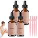 homomdy Dermaplaning Moisturizing Facial Shaving Oil Non-Irritation Facial Shaving Oil for Women Reduces Ingrown Hairs and Dryness Moisturizes for Soothing Skin (4pcs)