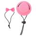 balacoo Hamster Hat and Bowtie Guinea Pig Black Cap Bow Tie Cool Pet Small Animal Outfit Cosplay Suit for Rats Sugar Glider Chinchilla Ferret Hedgehogs Pink
