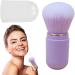 Retractable Blush Brush Small Foundation Brush | Retractable Foundation Brush Compact Makeup Brush Soft with Lid for Powder Foundation Blush purple - Buy Online on GoSupps.com