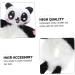 FRCOLOR Giant Panda Head Rope Black Tiara Black Scrunchies Tie Black Decor Rubber Bands Black Trendy Decor Black Trim Black Ponytail Animal Decor Hair Miss Elastic Band Fabric - Buy Online on GoSupps.com