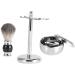 Premium Shaving Brush Set for Men - Artificial Badger Hair Beard Grooming Kit & Stand - Perfect Gift for Smooth Shaves - Buy Online on GoSupps.com