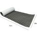 EVA Foam Boat Flooring Decking Sheet Pad 6mm Dark Grey | Anti-Skid Faux Teak Marine Flooring for Yacht Motorboat RV | 28x75 Inch - Buy Online on GoSupps.com
