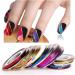 10 Rolls Coloful Sliders Nail Art Striping Tape Lines Width 1mm-Striping Tape for Nail Art-Nail Striping Tape Foil-Nail Striping Tape Thick-Nail Striping Tape with Dispenser-Self-Adhesive DIY Nail Art Tape - Buy Online on GoSupps.com