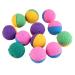 12Pcs Soft Cat Balls Colorful Latex Scratching Balls Pet Chew Toys Ball Bite Resistant Training Toys Treat Balls for Small Dogs Cats Kittens