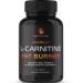 L-Carnitine Fat Burner | Healthier Weight Loss for Women & Men | Diet Pills Appetite Suppressant Carb Blocker Metabolism & Thermogenic Booster by Nobi Nutrition 60 Count (Pack of 1)