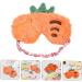 Buy Healeved Carrot Eye Mask - Cute Soft Plush Blindfold for Sleep Travel & Easter - Cartoon Nurses Hat Design - 1 Count - Buy Online on GoSupps.com