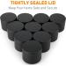 Matte Black Candle Tins 8 oz - Set of 24 | Empty Metal Containers for Candle Making and Storage - Perfect for Christmas Gifts - Buy Online on GoSupps.com