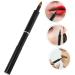 PLAFOPE Portable Lip Brush Lipstick Makeup Brush for Women Lip Balm Applicator Lip Gloss Brush Lip Brush for Women Lip Brush Wand Lip Gloss Applicator Lip Makeup Tools Aluminum 13.40X0.90X0.90CM Black - Buy Online on GoSupps.com