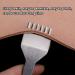 6 Prong Leather Stitching Punch & Hole Punch Tool for DIY Leather Craft (4mm) - Silver - Buy Online on GoSupps.com