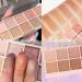 AMY'S DIARY 10 Colors Matte Nude Eye Shadow Palette - High Pigmented & Long Lasting Neutral Eyeshadow Palette for Women - Buy Online on GoSupps.com
