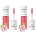 2 Seasonal Fruit Flavored Lip Oils - Delivers A Lustrous Sheen with Continuous Nourishing Care Peony One Size One Size Peony