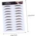Didiseaon 5pcs Eyebrow Stickers Best Eyebrow Transfers Imitation Eyebrow Sticker 6 Proof Template - Buy Online on GoSupps.com