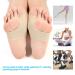 Bunion Corrector Silicone Pads - Foot Guard Relief Kit for Hallux Valgus Pain - Protector Sleeves (Size L) - Buy Online on GoSupps.com