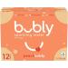 Bubly Sparkling Water peachbubly 355 mL Cans 12 Pack Peach Sparkling Water