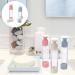 FRCOLOR Travel Shampoo Bottles - 3pcs Portable Lotion Press-Type Cosmetic Bottles for Travel - Buy Online on GoSupps.com