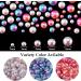 Anfigo 6100Pcs ABS Half Round Pearls Set with Tweezer and Bead Pickers - DIY Phone Nail Craft Kit (White, Pink, Gradient) - 3-8mm Flatback Pearl Beads - Buy Online on GoSupps.com