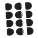 NOLITOY 6 Pairs Sole Pad Bottom Forefoot Pads Breathable Socks Shoe Filler Toe Inserts Heel Grip Liner Front Foot Pad Cartoon Design Fridge Magnet Anti-Skid Pad Half Size Pad Sponge Summer Black 9X8X0.5CM