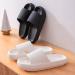 Sliders Cloud Slippers Women Men Non-Slip Mens Womens Slippers Cloud Sliders Soft Flip Flops with Thick Sole for Shower Bathroom Pool Beach 5.5 UK White - Buy Online on GoSupps.com