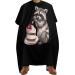 Raccoon and Cake Adult Barber Cape Hairdresser Cutting Apron Professional Salon Haircut Capes for Men Women