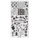 Halloween Stamping Platten Nail Art Templatees Kit Nail Image Platten Nail Manikure DIY Pressure Tools for Women Girls Festival Style 3