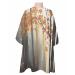 Fall Forests Tree Barber Cape - Salon Hair Cutting Cape for Women Men Kids Adults Orange Autumn Maple Leaves Sunlight Plant Haircut Cape with Adjustable Elastic Neckline Hairdressing Stylist Accessory 1 piece 55x63 Inch Grey