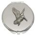 Woodcock Flying Compact Mirror Handbag Gift With Free Engraving 402