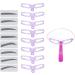 Sonew 8pcs Eyebrow Stencil Reusable Eyebrow Template Three Dimensional Eyebrow Shaping Kit Reusable Eyebrow Stencil with Handle and Strap - Buy Online on GoSupps.com