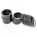 Farbetter 12 Pieces Bike Carbon Fiber Headset Spacer Bicycle Stem Spacer Kit 1-1/8 Inch 20/15/10/8/5/3/2/1mm, 8 Sizes