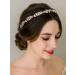 SWEETV Crystal Opal Leaf Bridal Headband for Wedding, Gold Hair Accessories - Buy Online on GoSupps.com