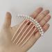 Crystal Rhinestone Pearl Hair Side Combs Clip Set for Women - Perfect Hair Accessories for Wedding, Party, Daily Use - Buy Online on GoSupps.com