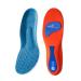 Norelie insole Comfysole comfort orthopedic insole pressure relief and foot vault support ideal for flat feet plantar fasciitis and foot pain orange*1 pair 37-38