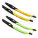 SOODASE 2 Pairs Rubber Replacement Clear Black Frame Legs For Oakley Crosslink Sweep/Switch Glasses Frame Yellow/Light Green