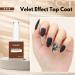 FZANEST Matte Top Coat Gel Polish No Wipe Velvet Gel Top Coat Long Lasting Soak Off UV Gel - Buy Online on GoSupps.com