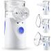 Portable Handheld Mesh Nebulizer for Adults and Kids - Cool Mist Steam Inhaler for Travel or Home Use - Blue - Buy Online on GoSupps.com
