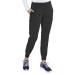 Med Couture Women's Energy Collection Seamed Jogger Scrub Pant X-Small Petite Black